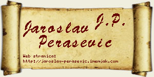 Jaroslav Perašević vizit kartica